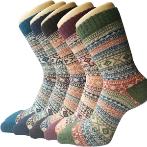 5 Pack Women Wool Socks size 5-9