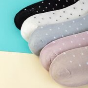 5pairs Polka Dot Pattern Socks - Multicolor