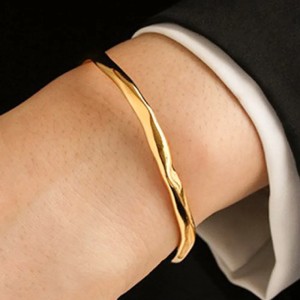 Dream Girl Hammered Cuff Bracelet