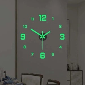 3D Luminous Frameless Acrylic DIY Wall Clock