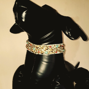 Studded Choker & Cuff: For People & Pets