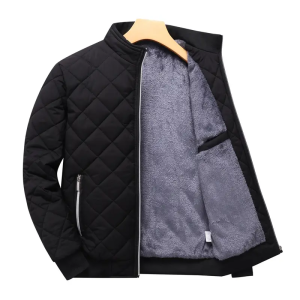 Men's Warm Quilted Jacket For Fall Winter