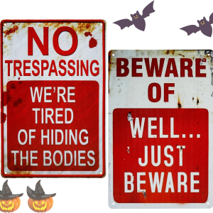 Wonderwin Halloween Decoration Sign