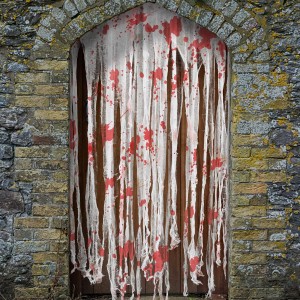 Bloody Creepy Cloth for Halloween Party Haunted House Entrance Decoration