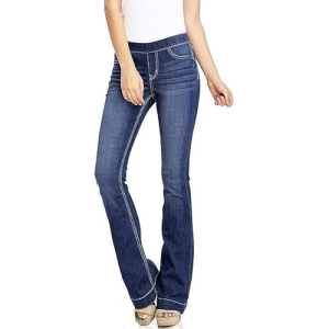 Women's Mid-Rise Skinny Fit Flared Bootcut Jeggings