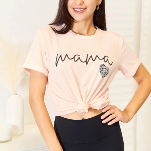 MAMA Heart Graphic T-Shirt