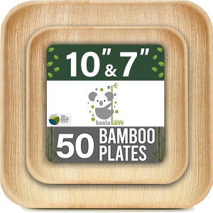 Bamboo Paper Plates Disposable