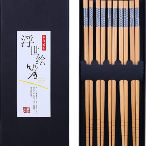 Japanese Style Bamboo Chopsticks (5pairs)