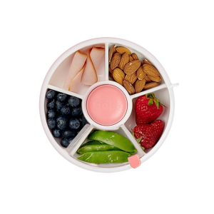 Reusable Snack Container with Compartment Dispenser and Lid