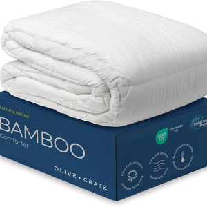 100% Viscose from Bamboo Comforter (white)