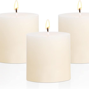 Set of 3 Unscented Handpoured Candles