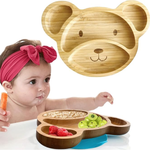 Bamboo Suction Plate for Babies