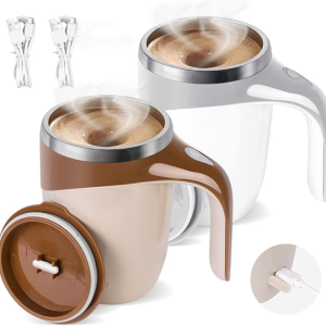 2 pack Self Stirring Coffee Mugs