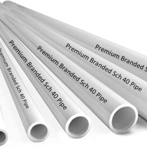 PVC Pipe Sch40 1/2 Inch (0.5) White Custom Length 1FT Feet