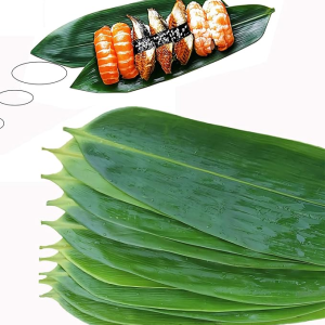 100 pcs Sushi Bamboo Leaf