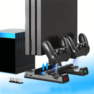 Stand Cooling Fan Station For Playstation 4