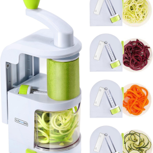 Heavy Duty Veggie Spiralizer with Strong Suction Cup