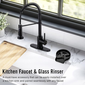 Stainless Steel Glass Rinser for Kitchen Sinks