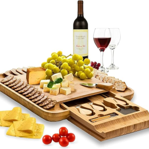 Bamboo Cheese Board Set