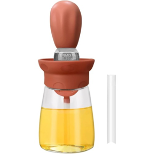 Oil Dispenser Bottle with Brush