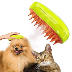 Steam Pet Brush for Removing Tangled and Loose Hair