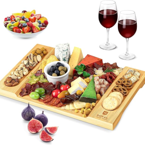 Charcuterie and Cheese Board Serving Tray Platter