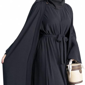 2Pcs Dubai Style Maxi Abaya Dress for Girls