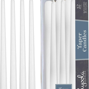 12 Pack Tall Taper Candles