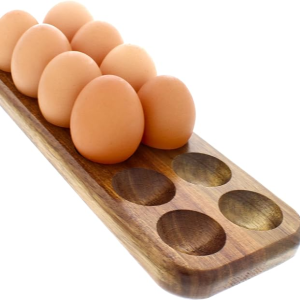 Rustic Wooden Egg Holder (12 Eggs)