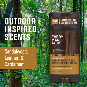 Amber + Sandalwood Men’s Deodorant