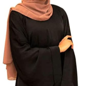 Belted Flare Bell Sleeves Dubai Style Abaya Dress for Women